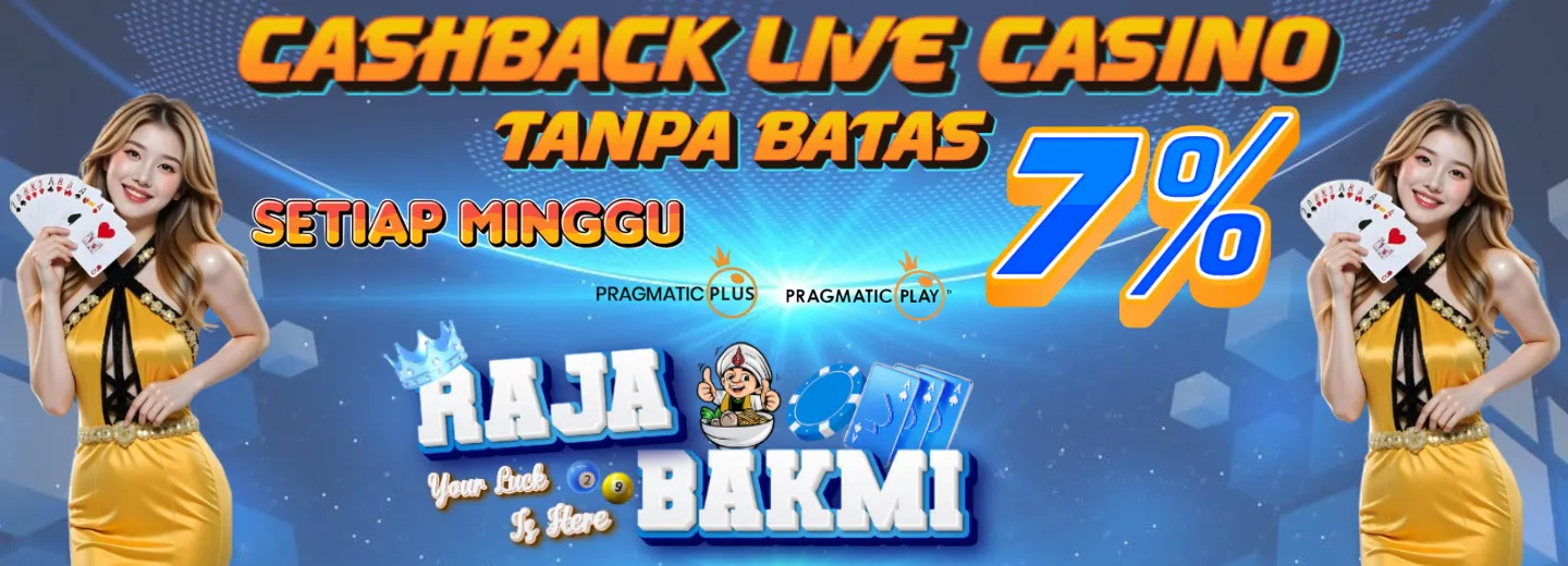 Rajabakmi Cashback Livecasino 7%